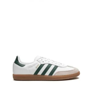 Premium Adidas Samba White Green Shoes For Men (QT280)