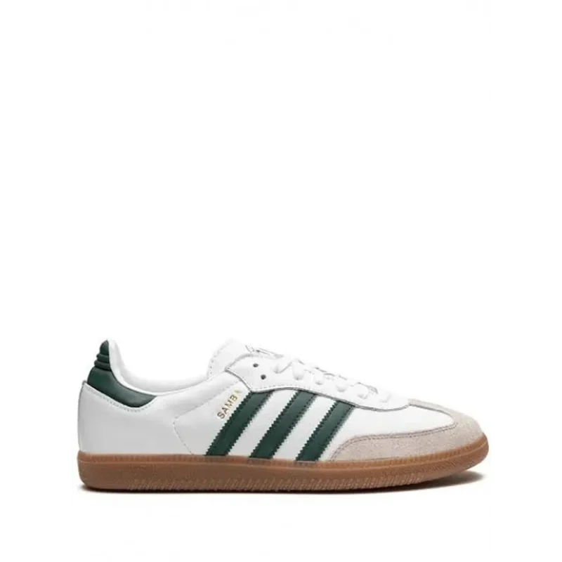 Premium Adidas Samba White Green Shoes For Men (QT280)