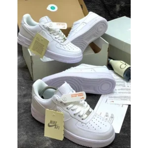 Premium Nike Air Force 1 White Pure Leather Shoes For Men (GF1249)