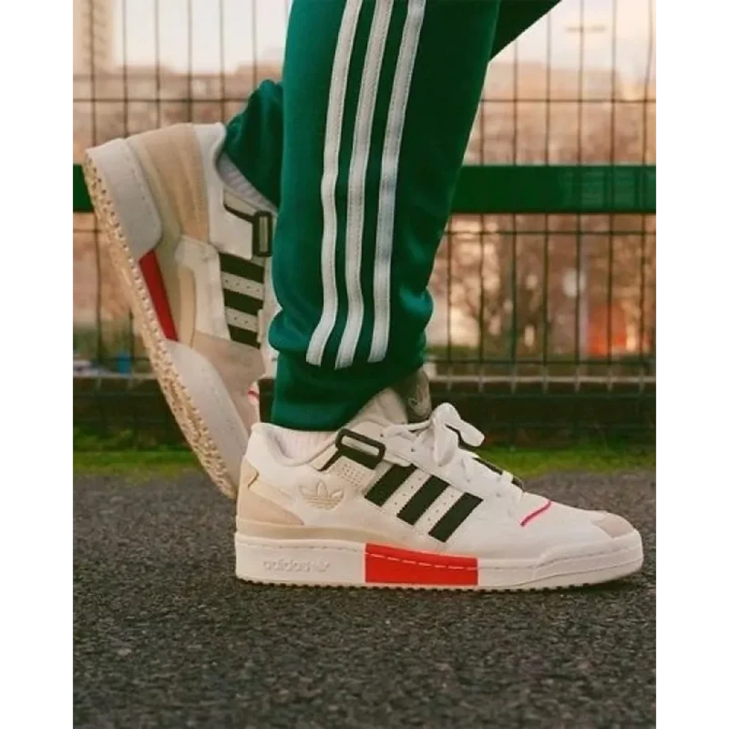 Stylish Adidas Forum Exhibit Low Cloud White Shoes For Men (SW5774)