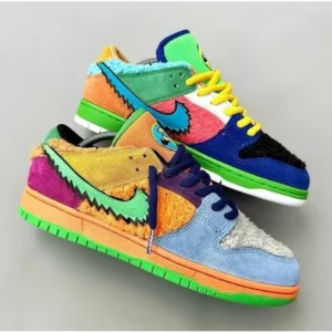 Trendy Nike Dunk Low What The Grateful Dead Bears Shoes For Men (SW6731)