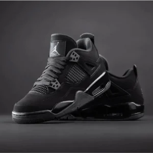 Trendy Nike Air Jordan Retro 4 Black Cat Shoes For Men (SW6582)