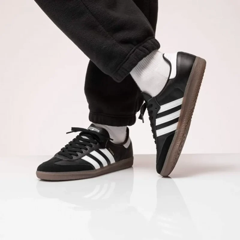 Premium Adidas Samba Black To Black Shoes For Men (QT281)