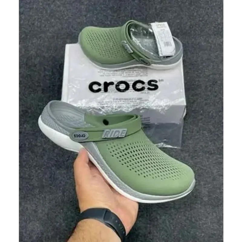 Premium Crocs Lite Ride 360 Army Green For Men (HOF848)