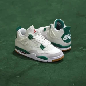Stylish Nike Air Jordan Retro 4 Pine Green Shoes For Men (SW5780)