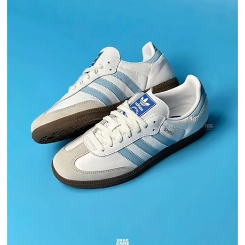 Premium Nike Samba White Sky Blue For Men (HOF850)