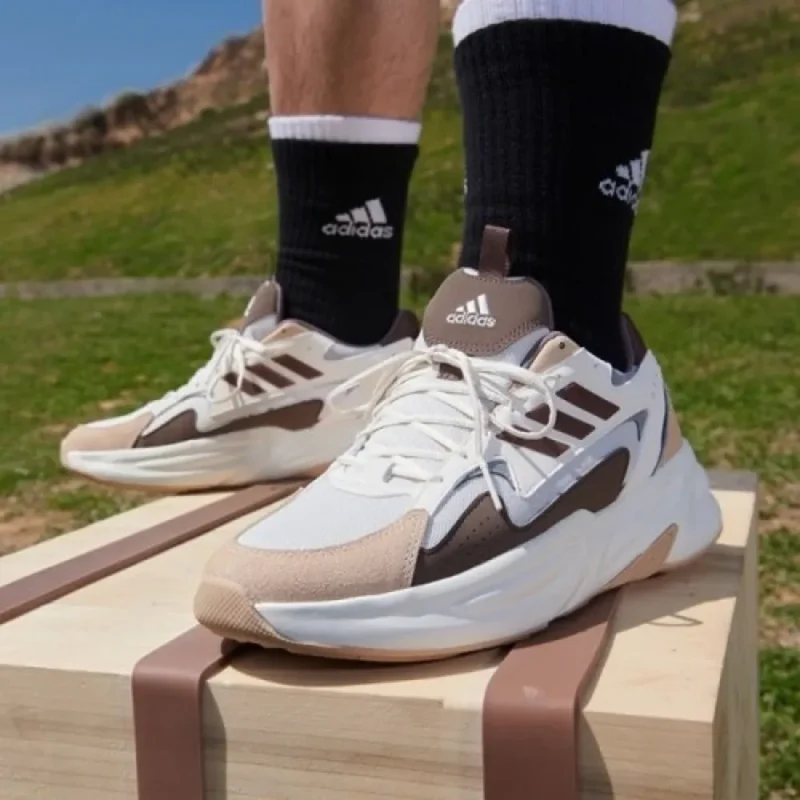 Trendy Adidas Ozwave Brown Cream Shoes For Men (CSO4492)