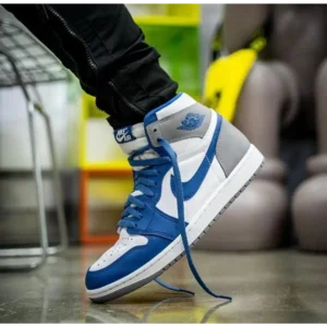 Imported Nike Air Jordan Retro 1 High True Blue Shoes For Men (SW6639)