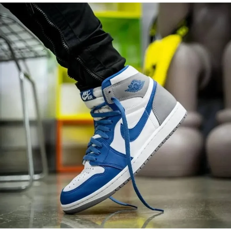 Imported Nike Air Jordan Retro 1 High True Blue Shoes For Men (SW6639)