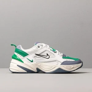 Trendy Nike M2k Tekno Platinum Tint Sail Lucid Green Shoes For Men (CSO4556)