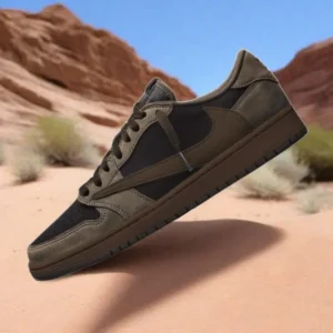 Premium Nike Air Jordan 1 Low Travis Scott Velvet Shoes For Men (SW6505)