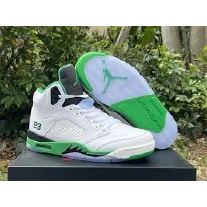 Trendy Air Jordan Retro 5 Lucky Green Shoes For Men (CSO4494)