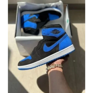 Stylish Nike Air Jordan 1 High Royal Blue Shoes For Men (SW5786)