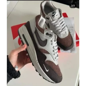 Trendy Nike Air Max 1 Velvet Brown Shoes For Men (CSO4498)