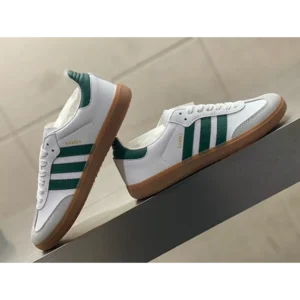 Premium Adidas Samba Green Gum Shoes For Men (HOF857)