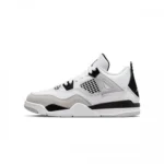 Stylish Air Jordan Retro 4 Military Black Shoes For Men (HOF977)