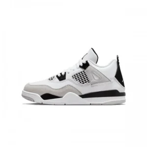 Stylish Air Jordan Retro 4 Military Black Shoes For Men (HOF977)