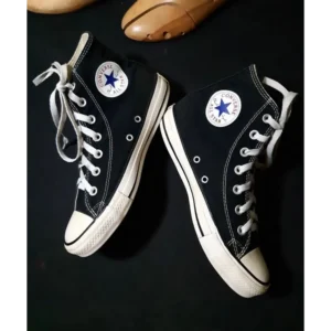 Classy Converse All Star High Black Shoes For Men (SHH07735)