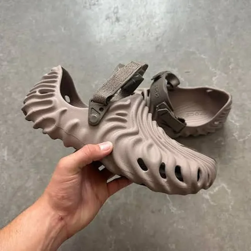 Premium Crocs Salehe Bembury Clogs Khaki For Men (HOF859)