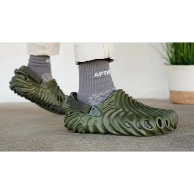 Premium Crocs Salehe Bembury Army Green For Men (HOF861)