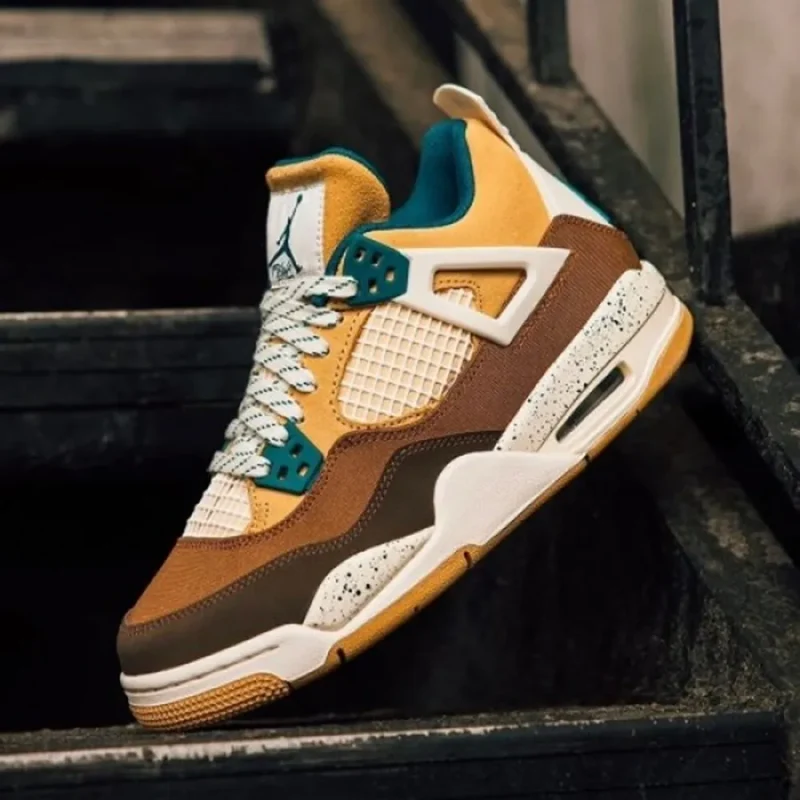 Stylish Nike Air Jordan Retro 4 Cacao Wow Shoes For Men (SW5635)