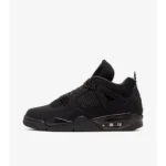 Stylish Air Jordan Retro 4 Black Cat Shoes For Men (HOF979)