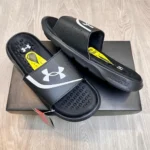 Trendy Under Armour Ignite Pro Soft Cushion Black Flip Flop For Men (BH991)