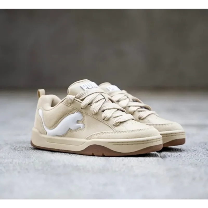 Trendy Puma Park Beige Shoes For Men (SW6795)