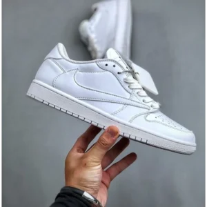 Trendy Air Jordan Retro 1 X Travis Scott White Party Shoes For Men (SHUB679)