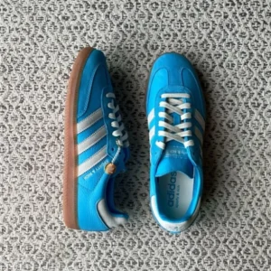Trendy Adidas x Sporty & Rich Samba OG Sky Blue Shoes For Men (SHUB689)
