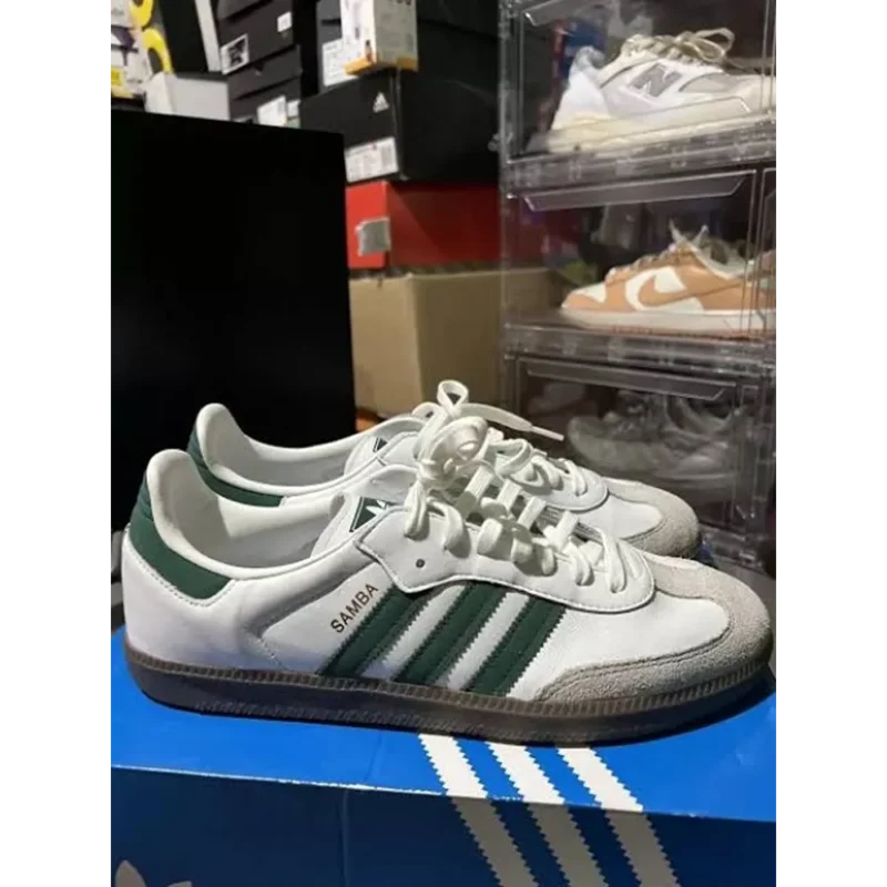 Stylish Adidas Samba Green Shoes For Men (HOF918)