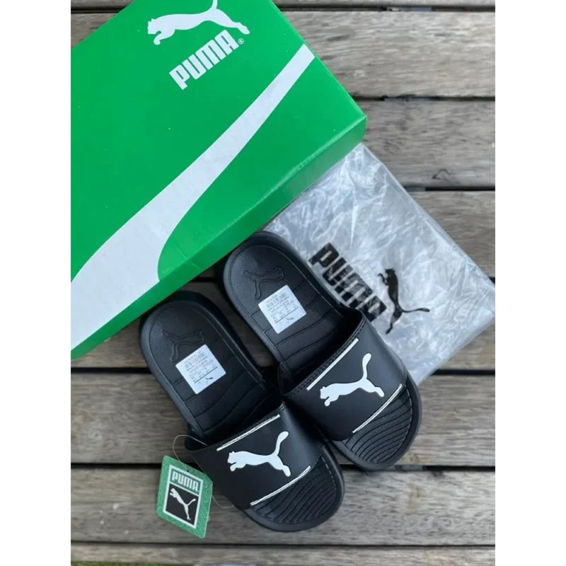 Trendy Puma Divecat Black Slide For Men (BH975)