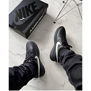 Trendy Nike Air Force 1 X Low Ambush Black Shoes For Men (SHUB497)