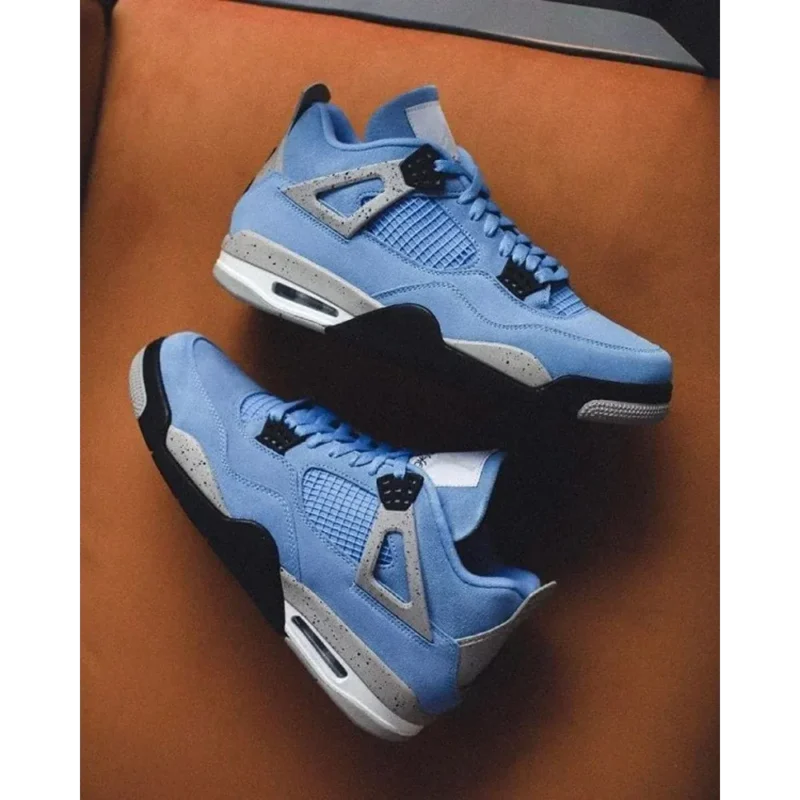 Trendy Nike Air Jordan 4 University Blue Shoes For Men (BH1076)