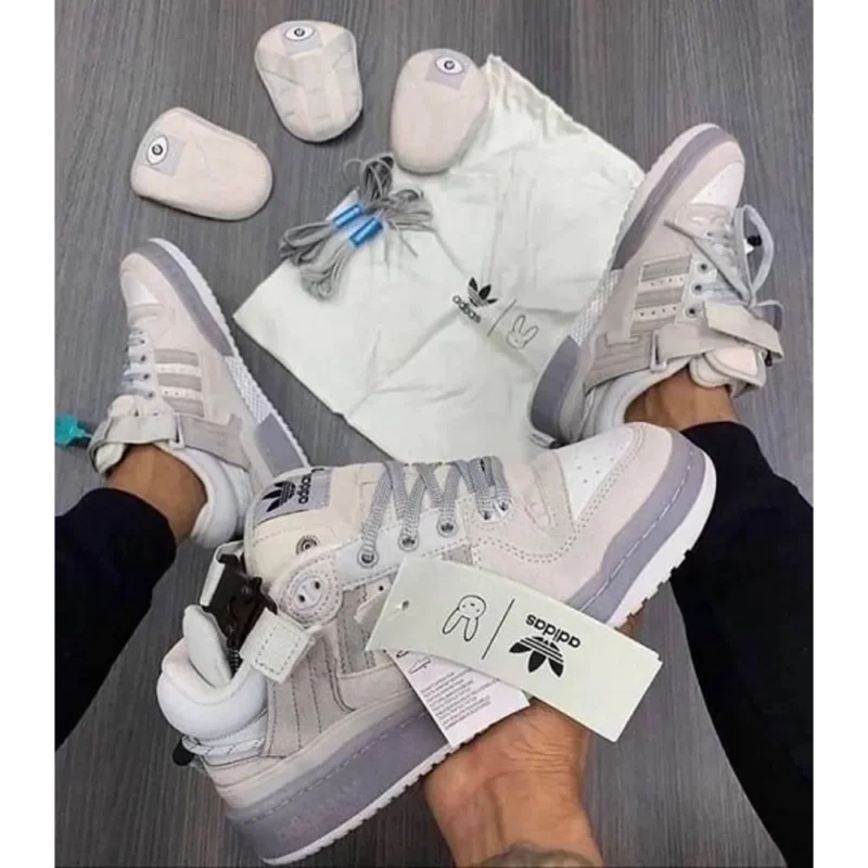 Trendy Adidas Bad Bunny Grey Shoes For Men (SHUB498)