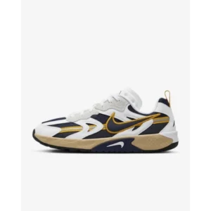 Trendy Nike Jam Midnight Navy Gold Shoes For Men (CSO4562)