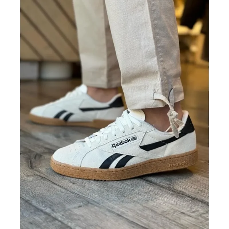 Premium Reebok Club C Grounds Uk Chalk Black Gum For Men (GF1351)