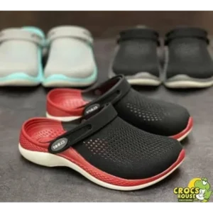 Trendy Crocs 360 Lite Ride Black Red For Men (SHUB499)