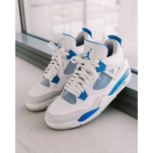 Imported Nike Air Jordan Retro 4 Military Blue Shoes For Men (SW5902)