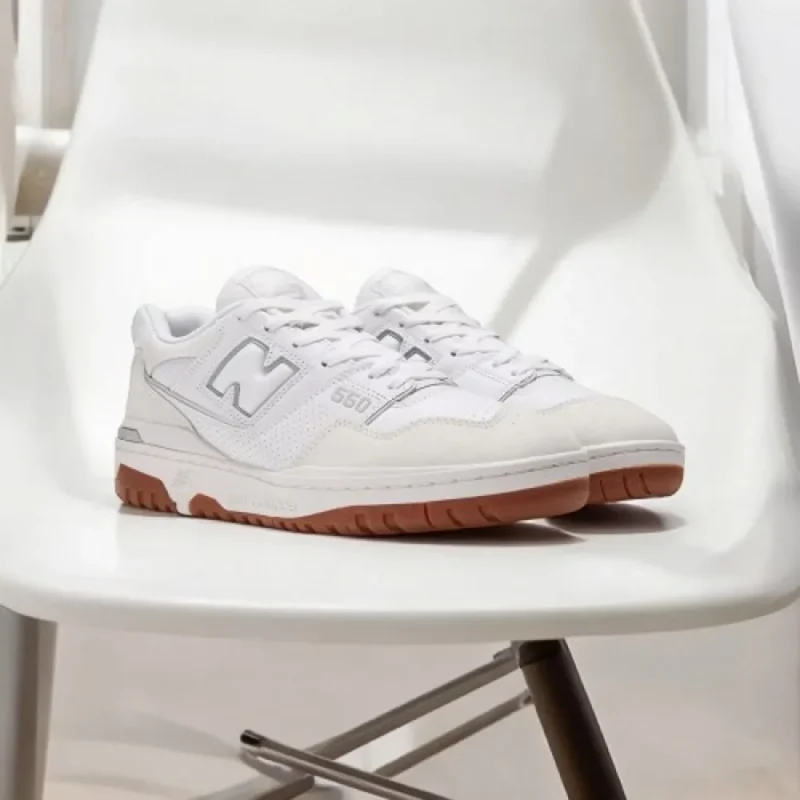 p-40-15-27-34-533645.webp Trendy New Balance 550 White Gum Shoes For Men (CSO4449)