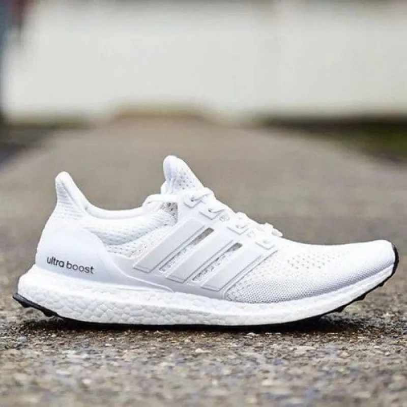 Trendy Adidas Ultraboost 3.0 Triple White Shoes For Men (SW6812)