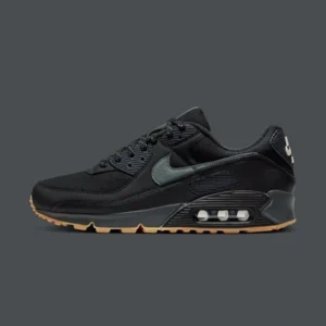Premium Nike Air Max 90 Black Gum Shoes For Men (QT293)