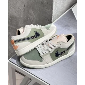 Stylish Nike Jordan Retro 1 Low Se Craft Light Olive Shoes For Men (SW5820)