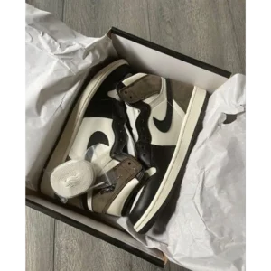 Stylish Air Jordan Retro 1 Dark Mocha Shoes For Men (HOF926)