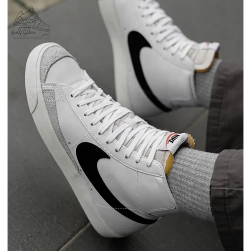 Premium Nike Blazer Vintage High White Shoes For Men (QT277)