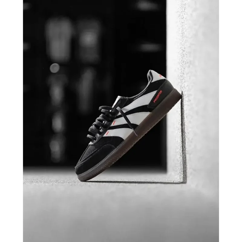 Premium Adidas Predator Free Style Black White Shoes For Men (GF1362)