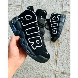 Premium Nike Air Uptempo Black White Shoes For Men (SW5858)