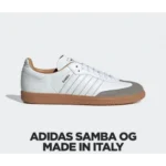Imported Adidas Samba Made In Italy White Shoes For Men (SOS2832)
