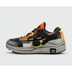 Trendy Adidas Sikaige Black Grey Orange Shoes For Men (CSO4531)