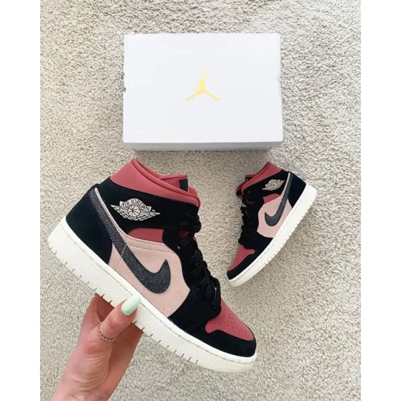 Premium Air Jordan 1 Mid Canyon Rust Shoes For Men (GF1366)